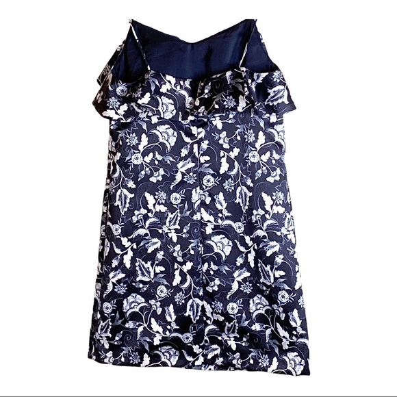 Amur Michelle Ruffle Overlay Shift Mini Dr… - Picture 2 of 5